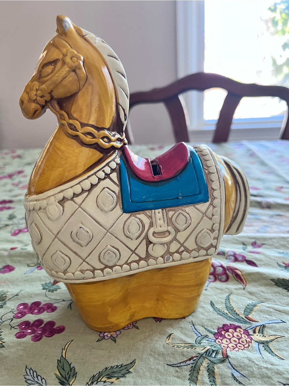 Vintage “Norleans Japan” horse coin bank